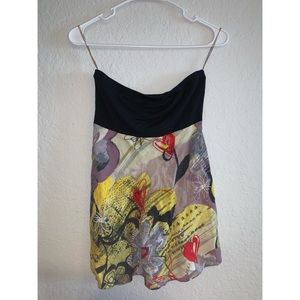 Multi colored tub top